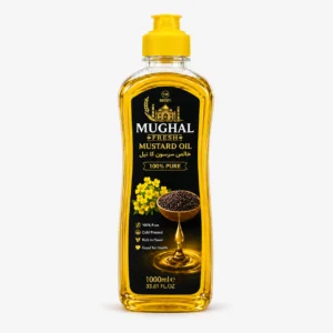 Mughal Fresh Pure Mustard Oil 1000ml (1 Litre) | 100% Pure & Natural Cooking Oil