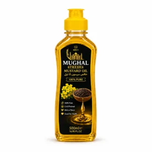Mughal Fresh Pure Mustard Oil 500ml (half Litre) | 100% Pure & Natural Cooking Oil