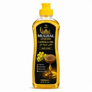 Mughal Fresh Premium Canola Oil 1000ml (1 Litre) | Pure & Healthy Cooking Oil